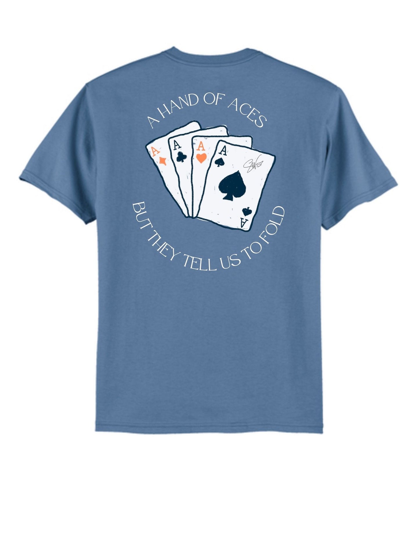 Hand of Aces Adult T-Shirt