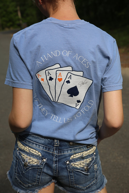 Hand of Aces Adult T-Shirt